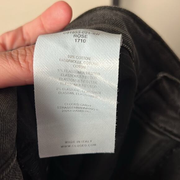Closed Rose Jeans in Black Size 28 - Picture 6 of 10